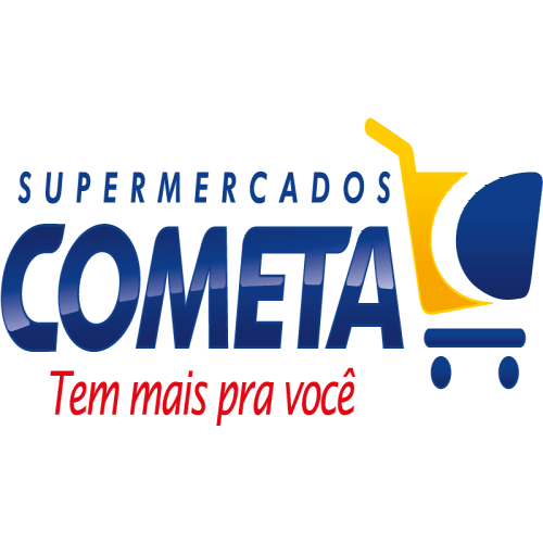 Logomarca do supermercado Cometa